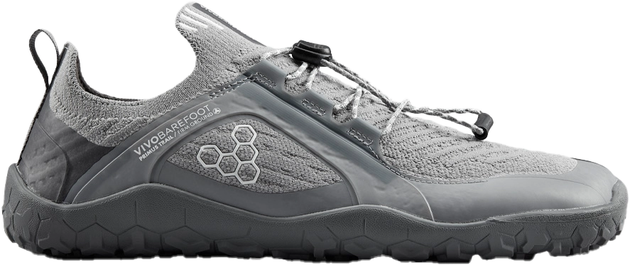Vivobarefoot Men's Primus Trail Knit FG Ultime Gray Träningsskor 44