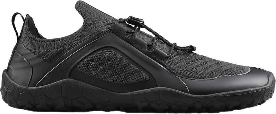 Vivobarefoot Men's Primus Trail Knit FG Obsidian/Obsidian Løpesko 42
