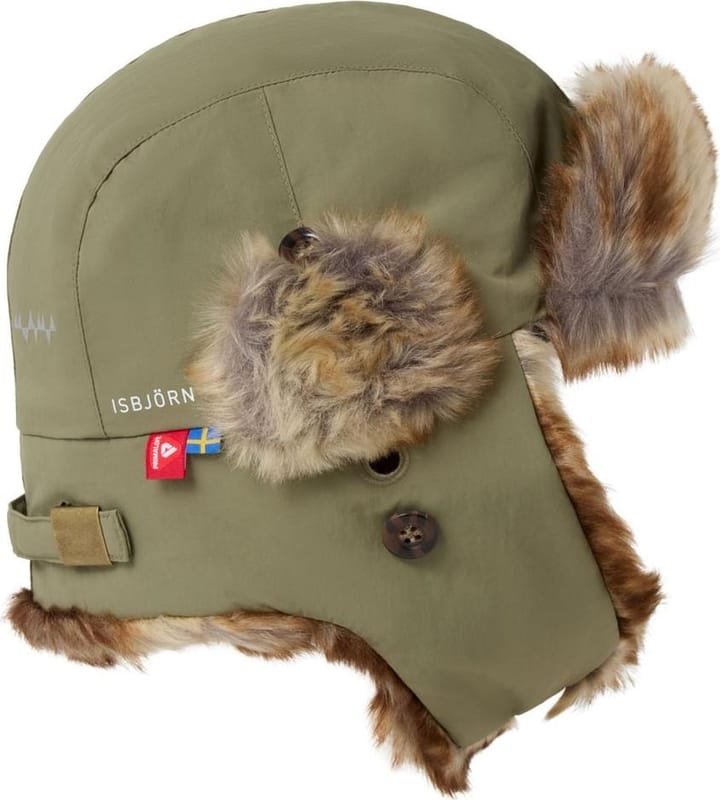 Isbjörn of Sweden Kids' Squirell Winter Cap Moss Isbjörn of Sweden