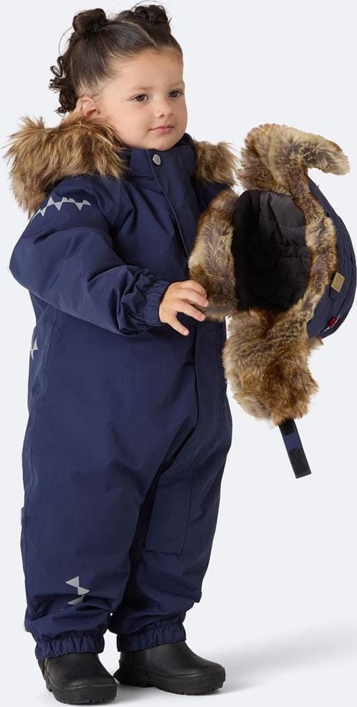 Isbjörn of Sweden Kids' Squirell Winter Cap Navy Isbjörn of Sweden