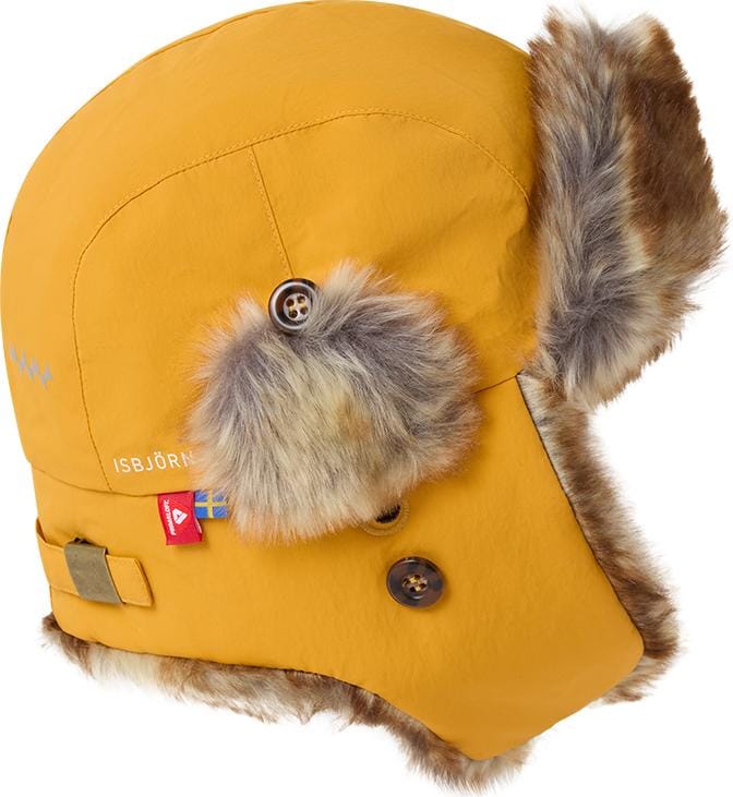 Isbjörn of Sweden Kids' Squirell Winter Cap Saffron