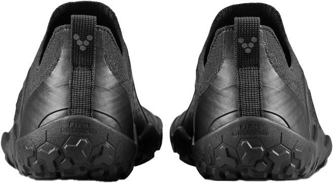 Vivobarefoot Men's Primus Trail Knit FG Grounding Obsidian/Obsidian Vivobarefoot