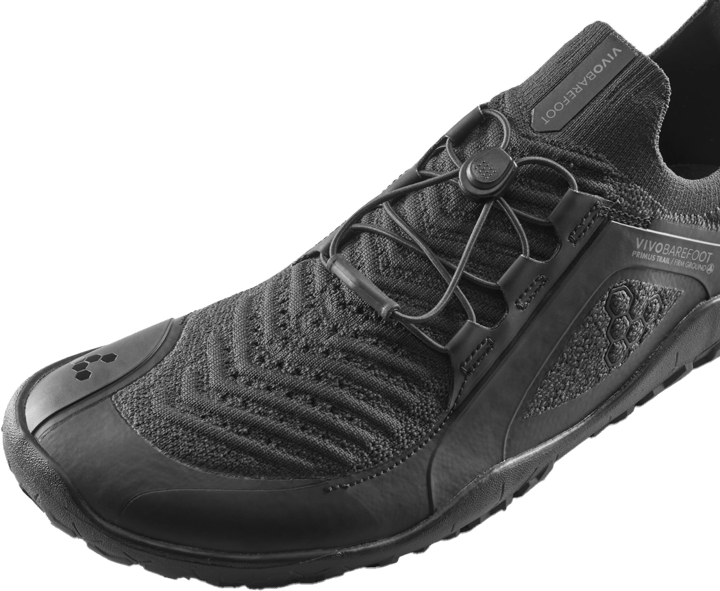 Vivobarefoot Men's Primus Trail Knit FG Grounding Obsidian/Obsidian Vivobarefoot