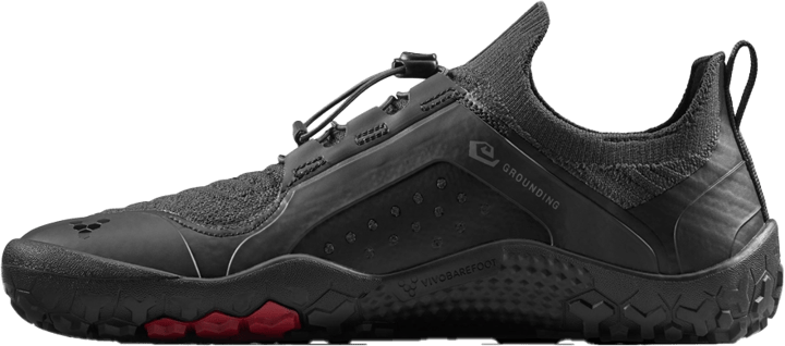 Vivobarefoot Men's Primus Trail Knit FG Grounding Obsidian/Obsidian Vivobarefoot