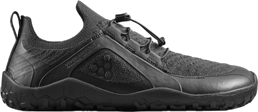 Vivobarefoot Men's Primus Trail Knit FG Grounding Obsidian/Obsidian