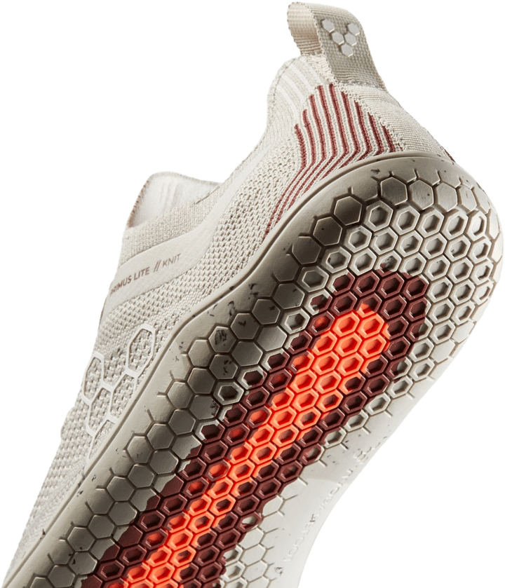 Vivobarefoot Men's Primus Lite Knit Silver Birch Vivobarefoot