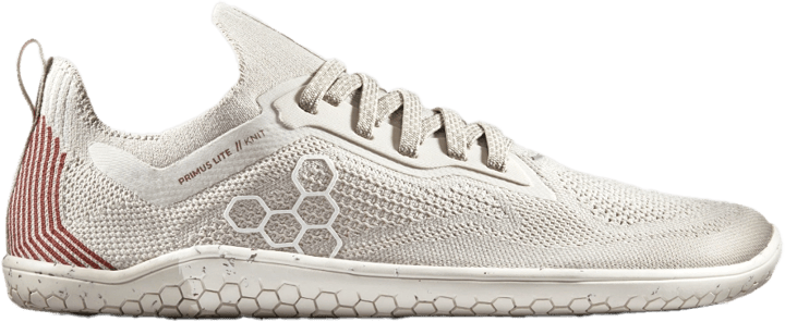 Vivobarefoot Men's Primus Lite Knit Silver Birch Vivobarefoot