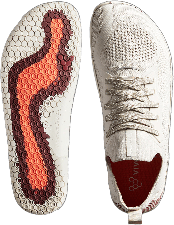 Vivobarefoot Men's Primus Lite Knit Silver Birch Vivobarefoot