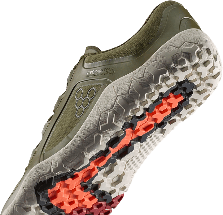 Vivobarefoot Women's Primus Trail III All Weather FG Dark Olive/White Vivobarefoot