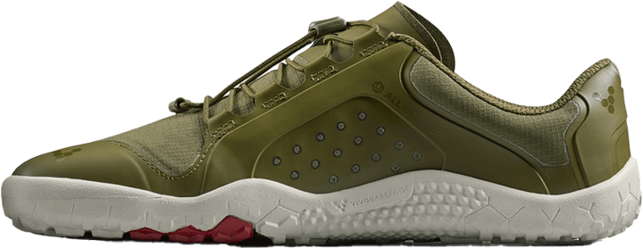 Vivobarefoot Men's Primus Trail III All Weather FG Dark Olive/white Vivobarefoot Vivobarefoot Men's Primus Trail III All Weather FG Dark Olive/white Vivobarefoot