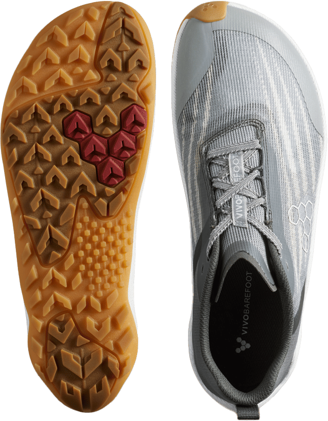 Vivobarefoot Men's Primus Trail Flow Storm Cloud Vivobarefoot