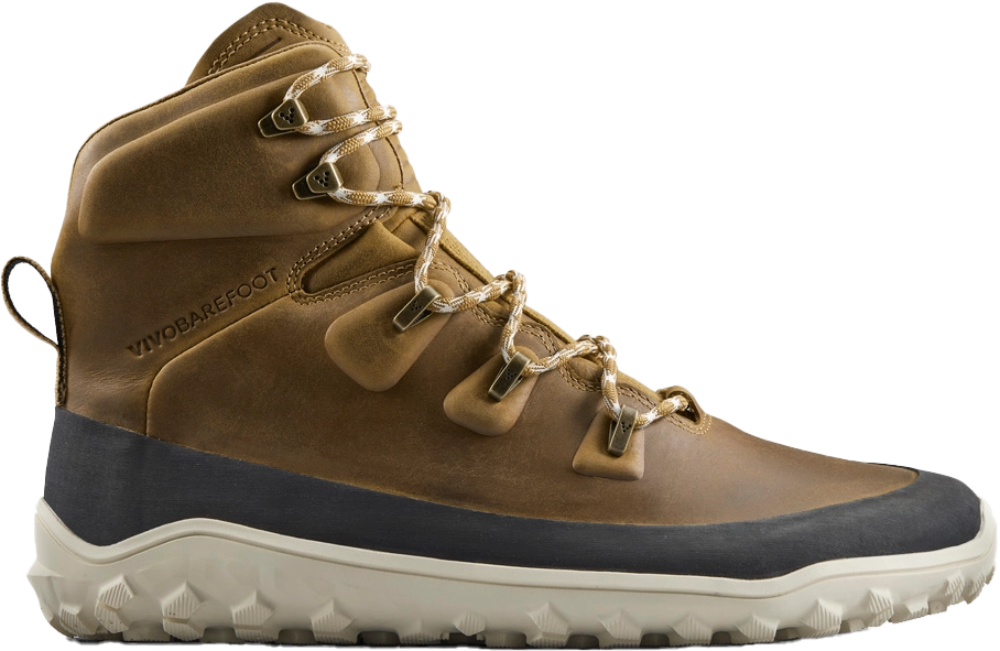 Vivobarefoot Men's Tracker Leather AT Tan Friluftsstøvler 42
