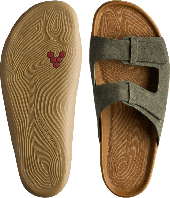 Vivobarefoot Men's Sensus Yin Slide Dark Olive Vivobarefoot