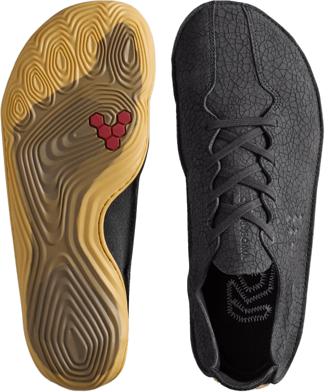 Vivobarefoot Men's Sensus II Obsidian Cracked Leather Vivobarefoot