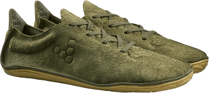 Vivobarefoot Men's Sensus II Dark Olive Cracked Leather Vivobarefoot