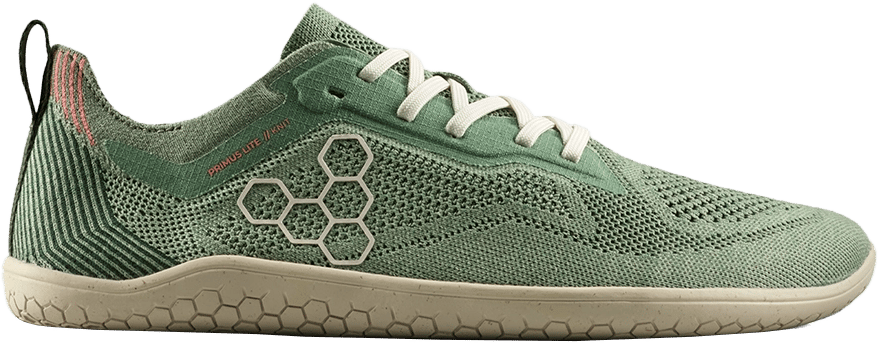 Vivobarefoot Women's Primus Lite Knit Natural Dusty Green