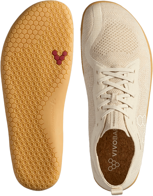 Vivobarefoot Men's Primus Lite Knit Natural Coconut Vivobarefoot