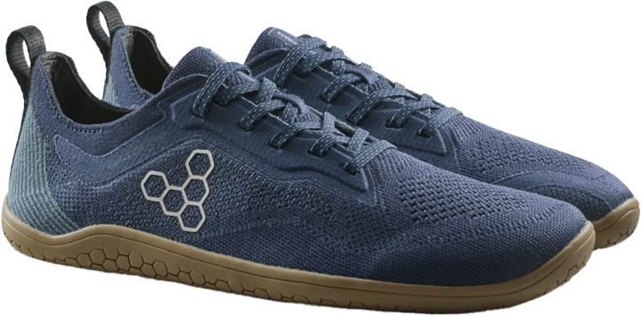 Vivobarefoot Men's Primus Lite Knit Natural Deep Ocean Vivobarefoot