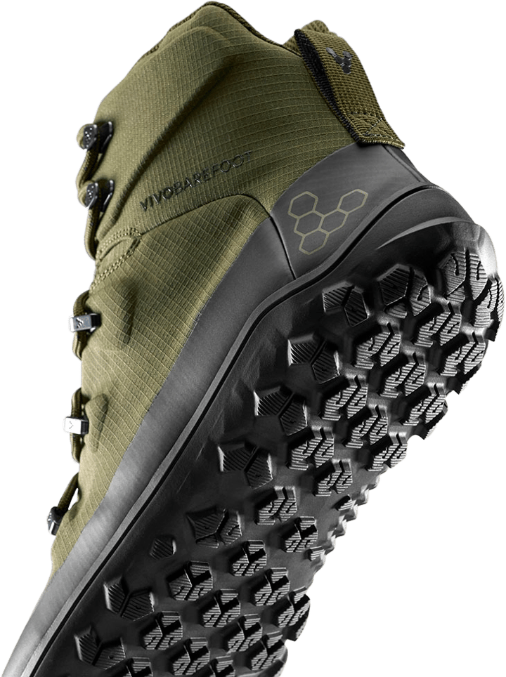 Vivobarefoot Men's Tracker Textile AT II Dark Olive Vivobarefoot
