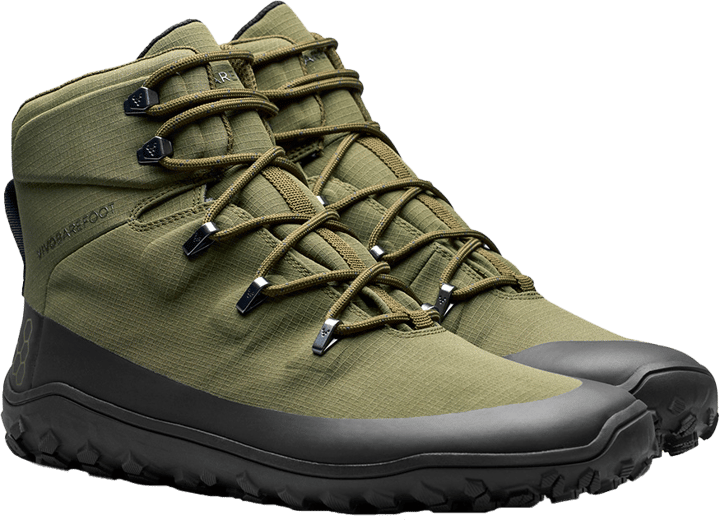 Vivobarefoot Men's Tracker Textile AT II Dark Olive Vivobarefoot