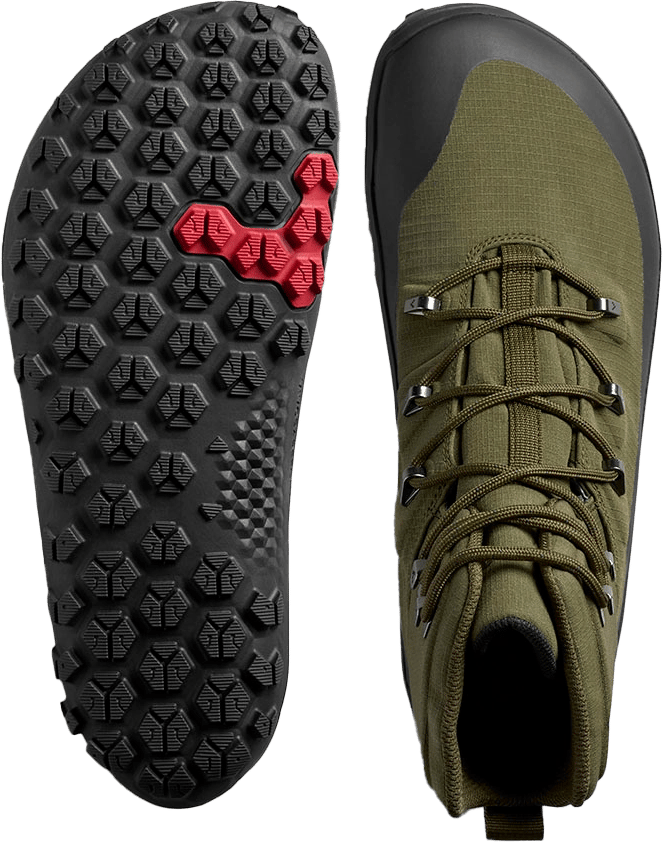 Vivobarefoot Men's Tracker Textile AT II Dark Olive Vivobarefoot