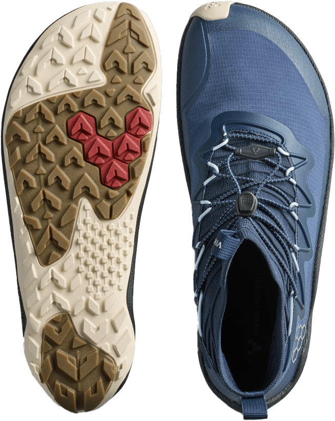 Vivobarefoot Men's Primus Trail Flow Mid II Deep Ocean Vivobarefoot