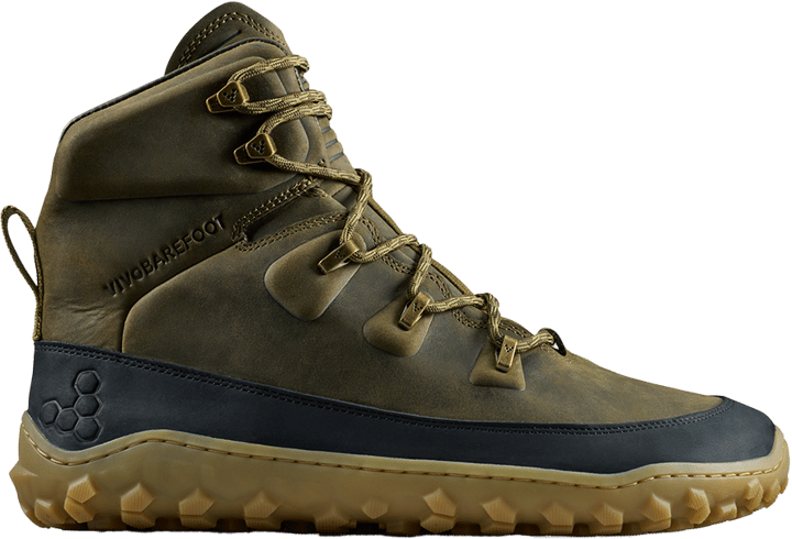Vivobarefoot Men's Tracker Leather AT II Dark Olive Vivobarefoot