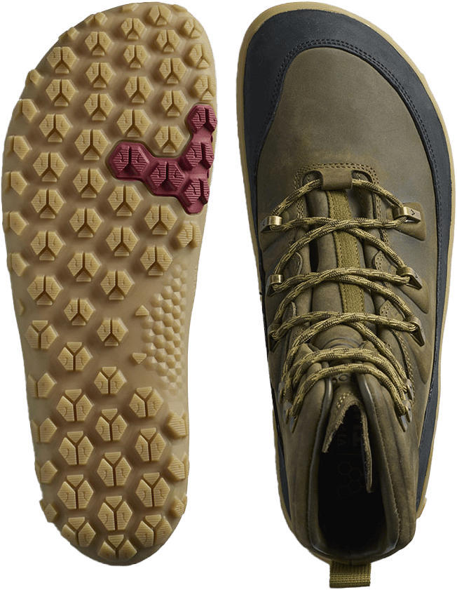 Vivobarefoot Men's Tracker Leather AT II Dark Olive Vivobarefoot