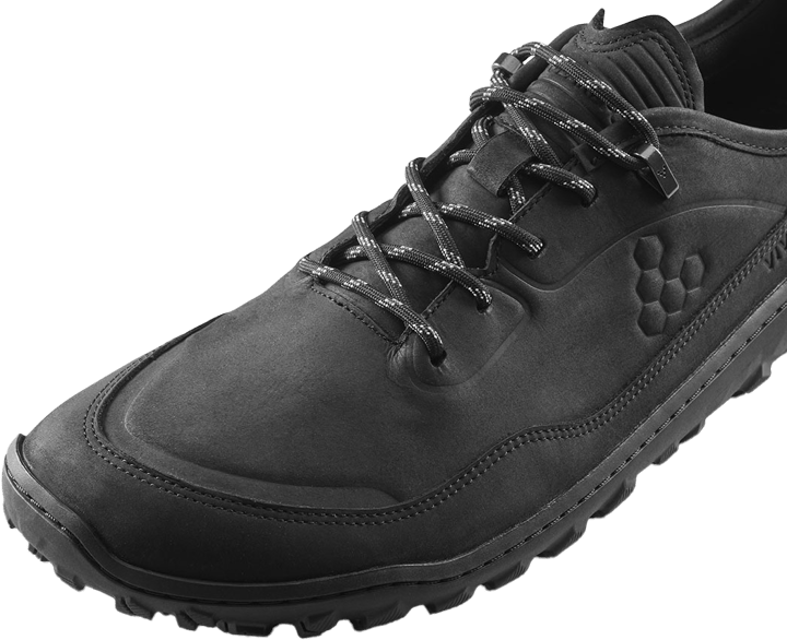 Vivobarefoot Men's Tracker Leather AT Low II Obsidian Vivobarefoot