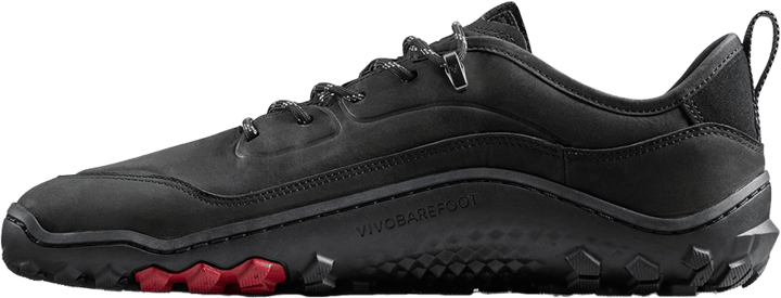 Vivobarefoot Men's Tracker Leather AT Low II Obsidian Vivobarefoot