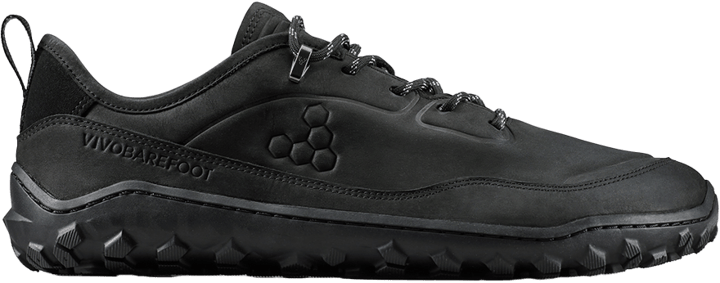 Vivobarefoot Men's Tracker Leather AT Low II Obsidian Vivobarefoot