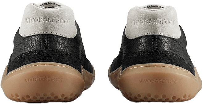 Vivobarefoot Men's Gobi II Sneaker Premium Leather Obsidian Vivobarefoot