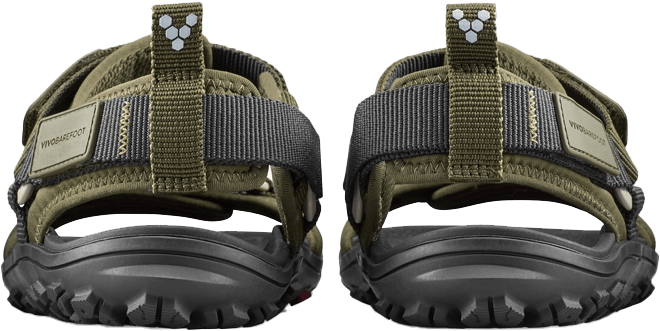 Vivobarefoot Men's Tracker Ora Sandal Dark Olive Vivobarefoot