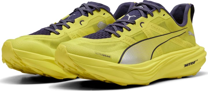 Puma Men's Deviate Nitro Elite Trail Lux Lime-deep Plum Puma