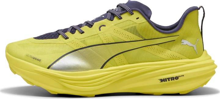 Puma Men's Deviate Nitro Elite Trail Lux Lime-deep Plum Puma