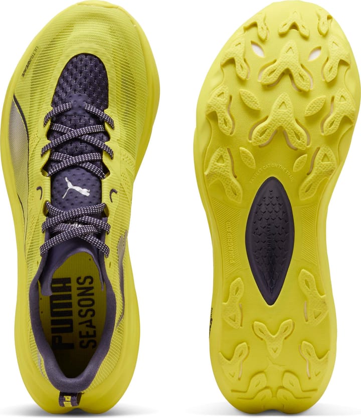 Puma Men's Deviate Nitro Elite Trail Lux Lime-deep Plum Puma