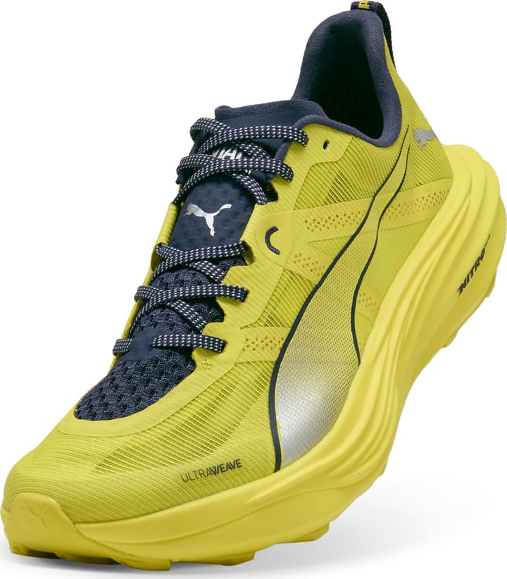Puma Men's Deviate Nitro Elite Trail Lux Lime-deep Plum Puma