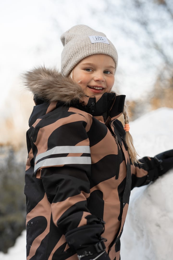 Lindberg Kids' Colden Jacket Beige/black Lindberg