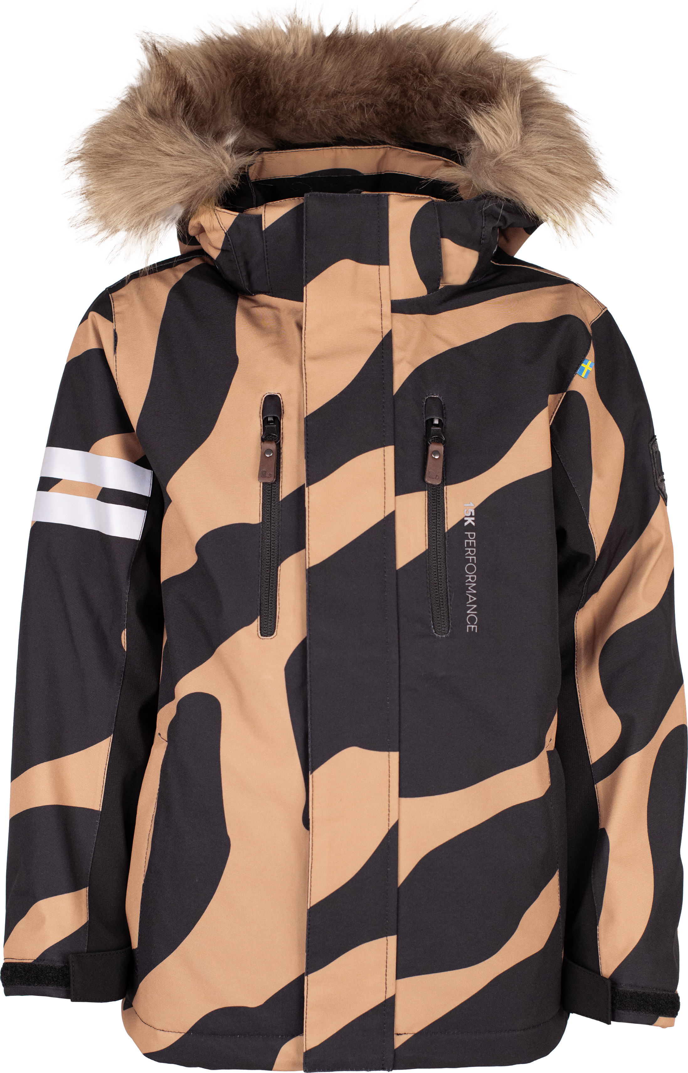 Lindberg Kids' Colden Jacket Beige/black