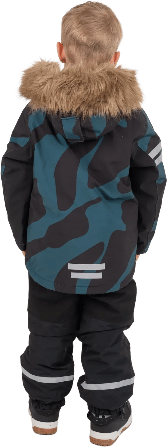 Lindberg Kids' Colden Jacket Dark Teal/black Lindberg