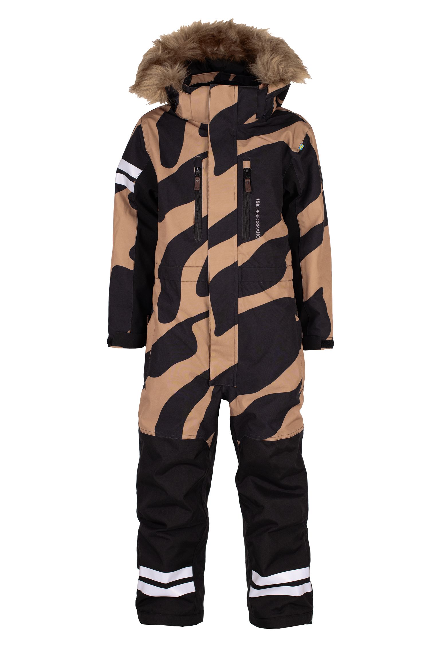 Lindberg Kids' Colden Overall Beige/black