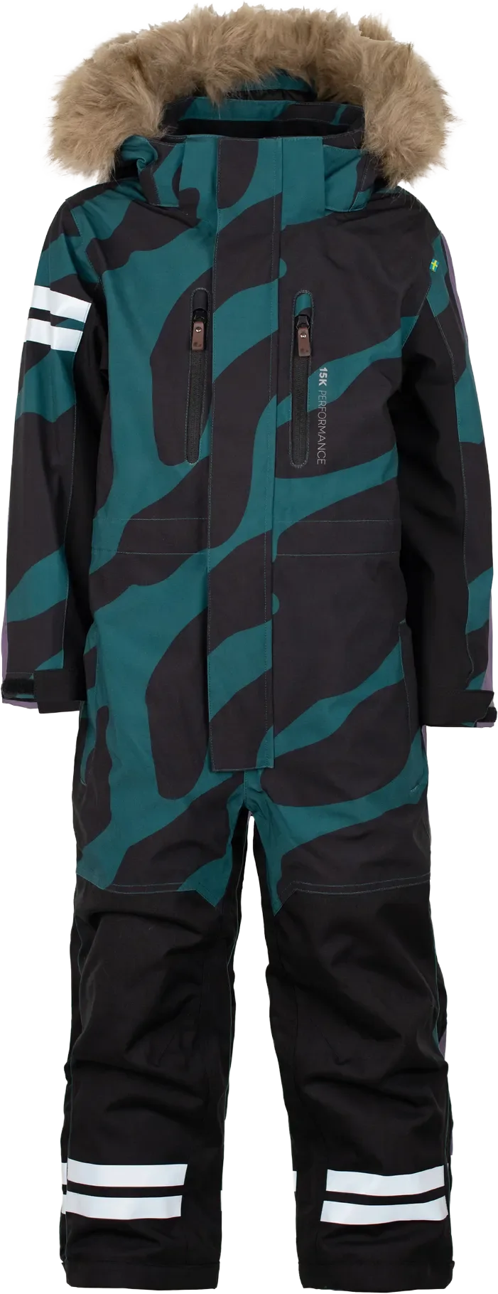 Lindberg Kids' Colden Overall Dark Teal/black