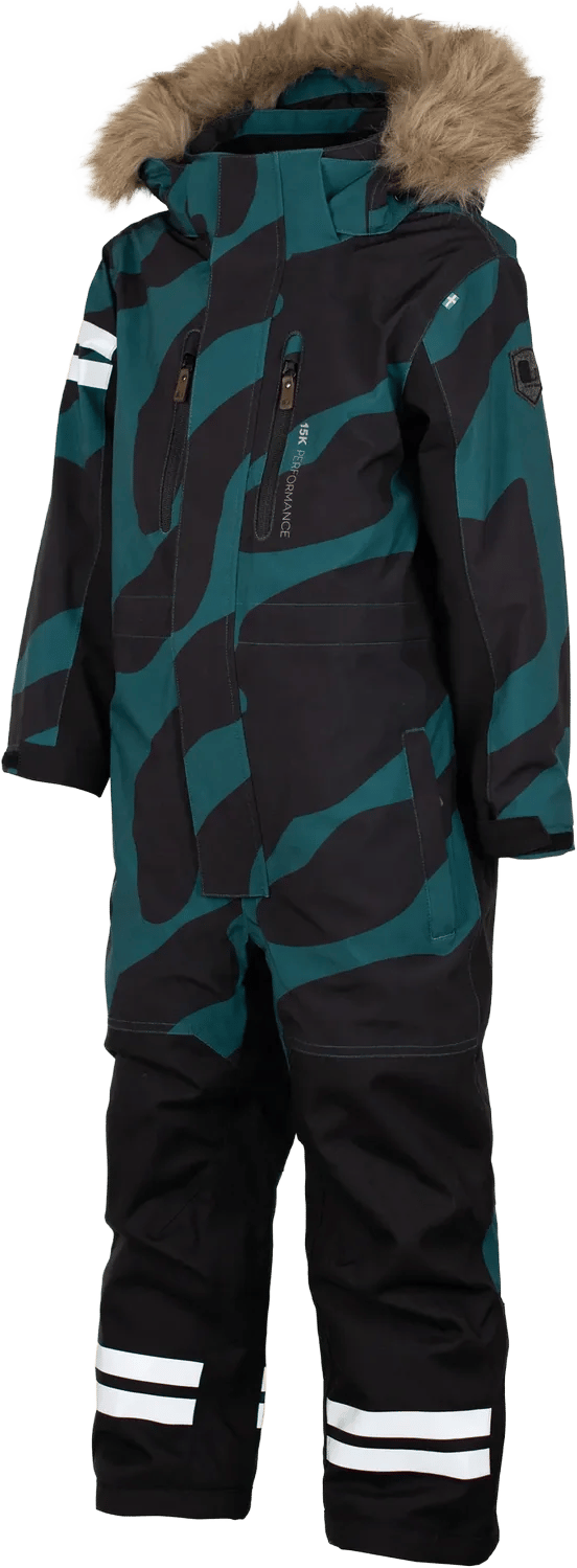Lindberg Kids' Colden Overall Dark Teal/black Lindberg