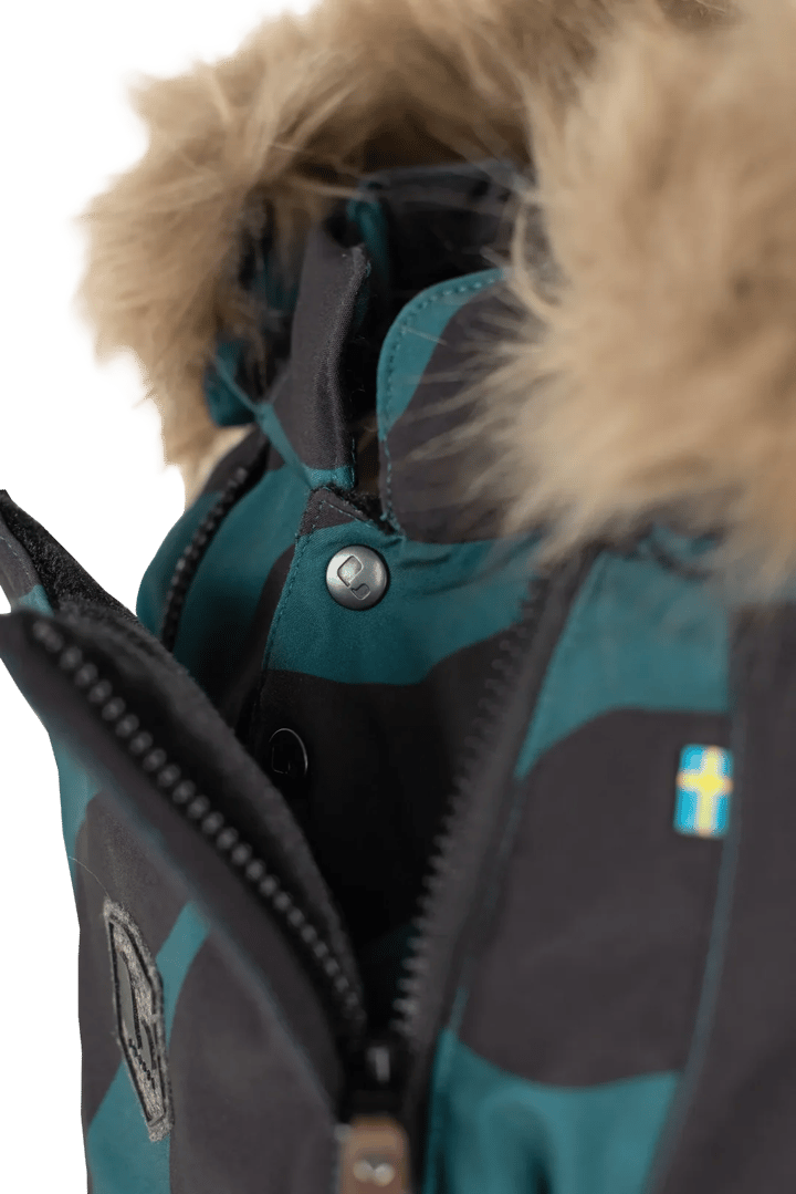 Lindberg Kids' Colden Baby Overall Dark Teal/black Lindberg