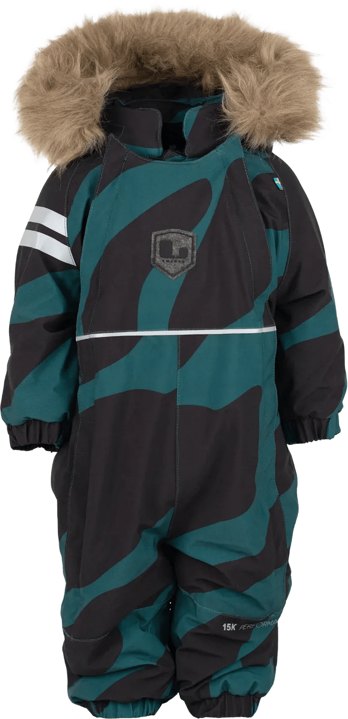 Lindberg Kids' Colden Baby Overall Dark Teal/black Lindberg
