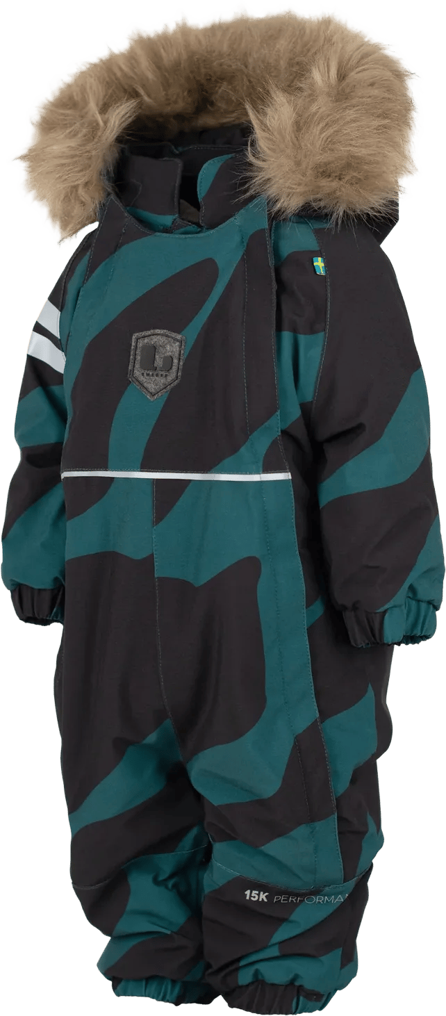 Lindberg Kids' Colden Baby Overall Dark Teal/black Lindberg