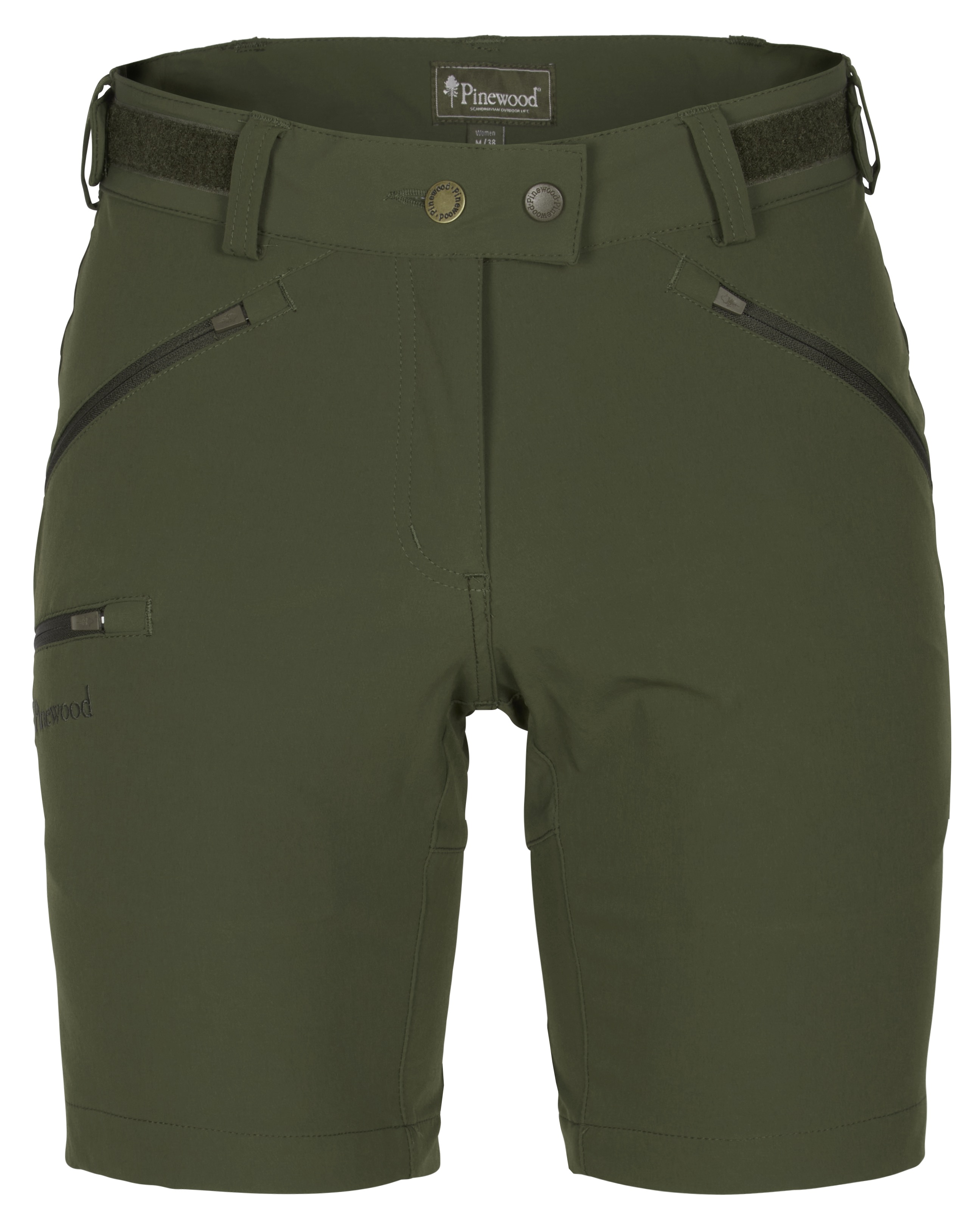 Pinewood Women’s Abisko Light Stretch Shorts Moss Green