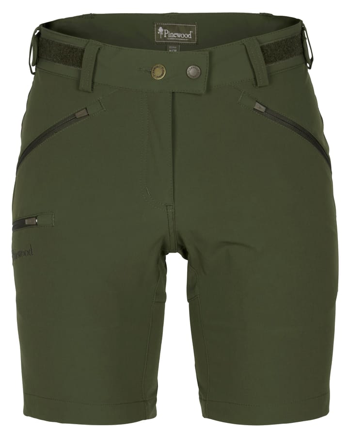 Pinewood Women's Abisko Light Stretch Shorts Moss Green Pinewood