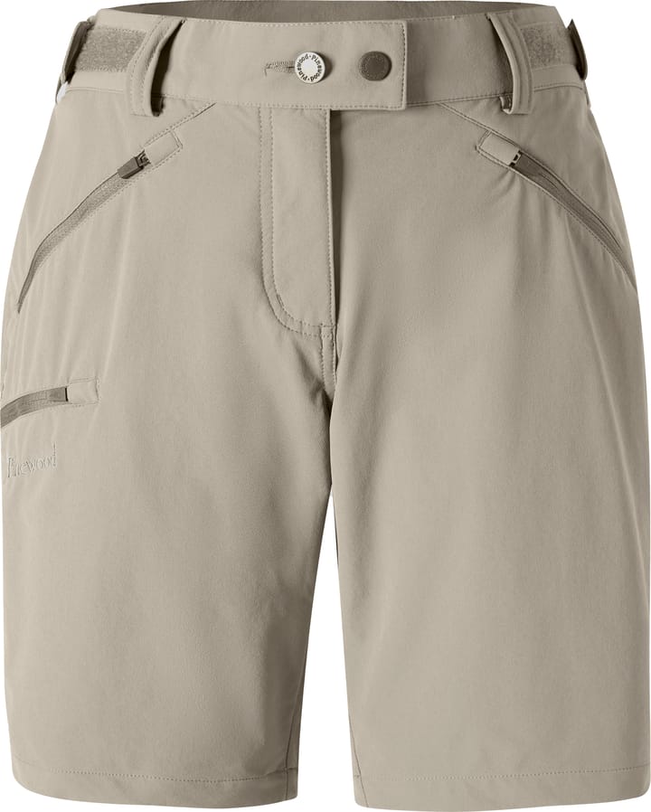 Pinewood Women's Abisko Light Stretch Shorts Mole Brown Pinewood