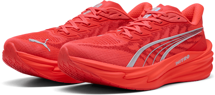 Puma Men's Deviate Nitro 4 Ultra Red-silver Puma